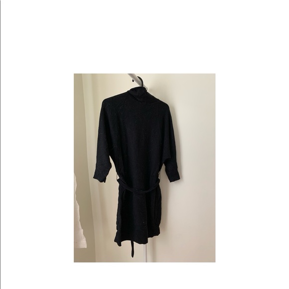 GAP Mock Neck Black Sweater Dress - Picture 2 of 4